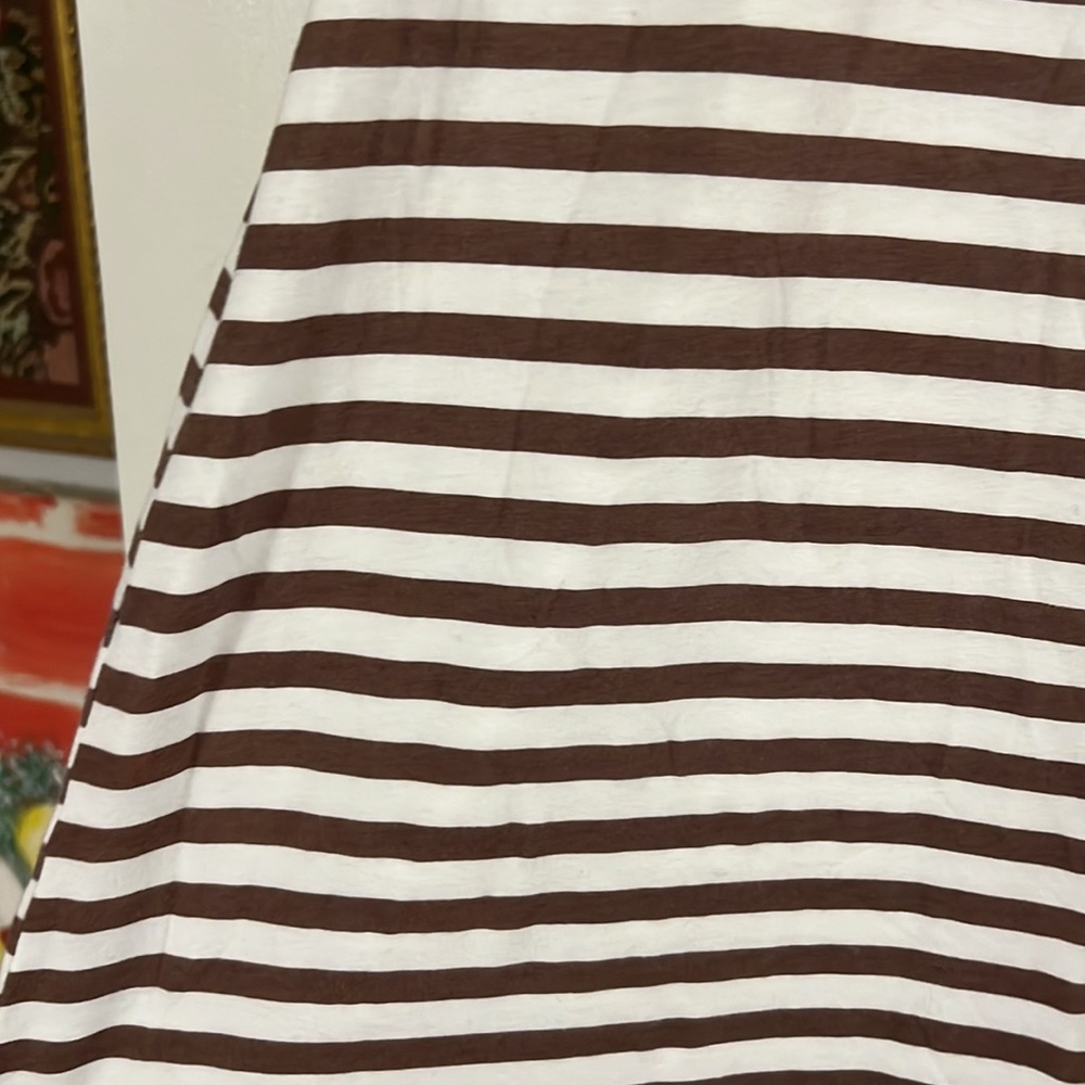 Tommy Bahama brown/white racer back maxi dress - Picture 4 of 7